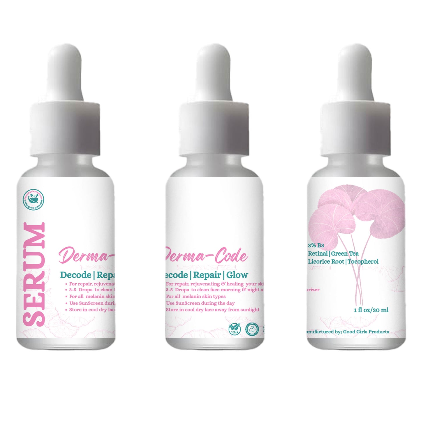 Derma-Code Face Serum 1 oz